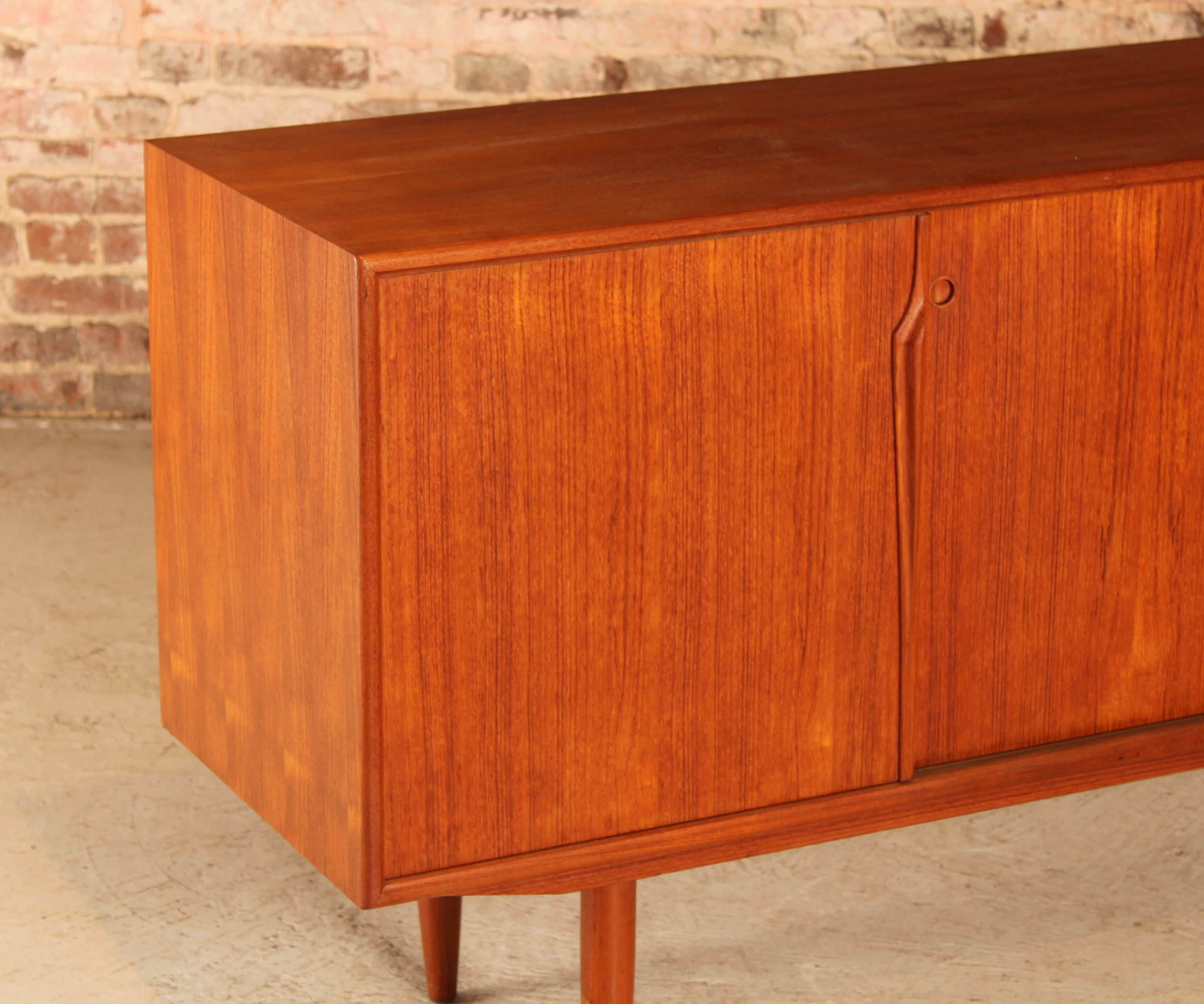 Danish Midcentury Teak Sideboard by Axel Christensen for Aco Mobler c.1960s