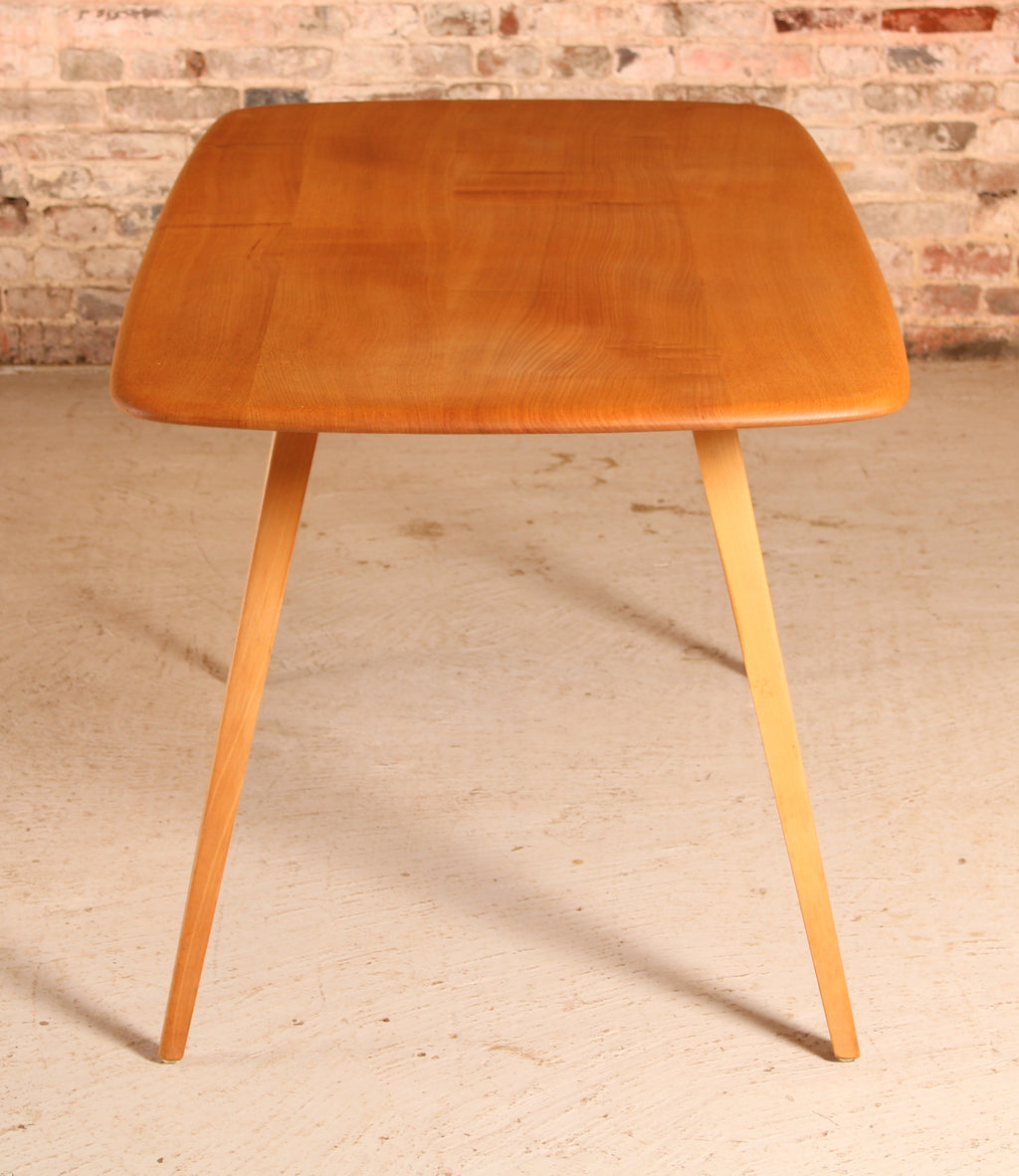 Mid Century Ercol Model 382 Plank dining table, circa 1960s