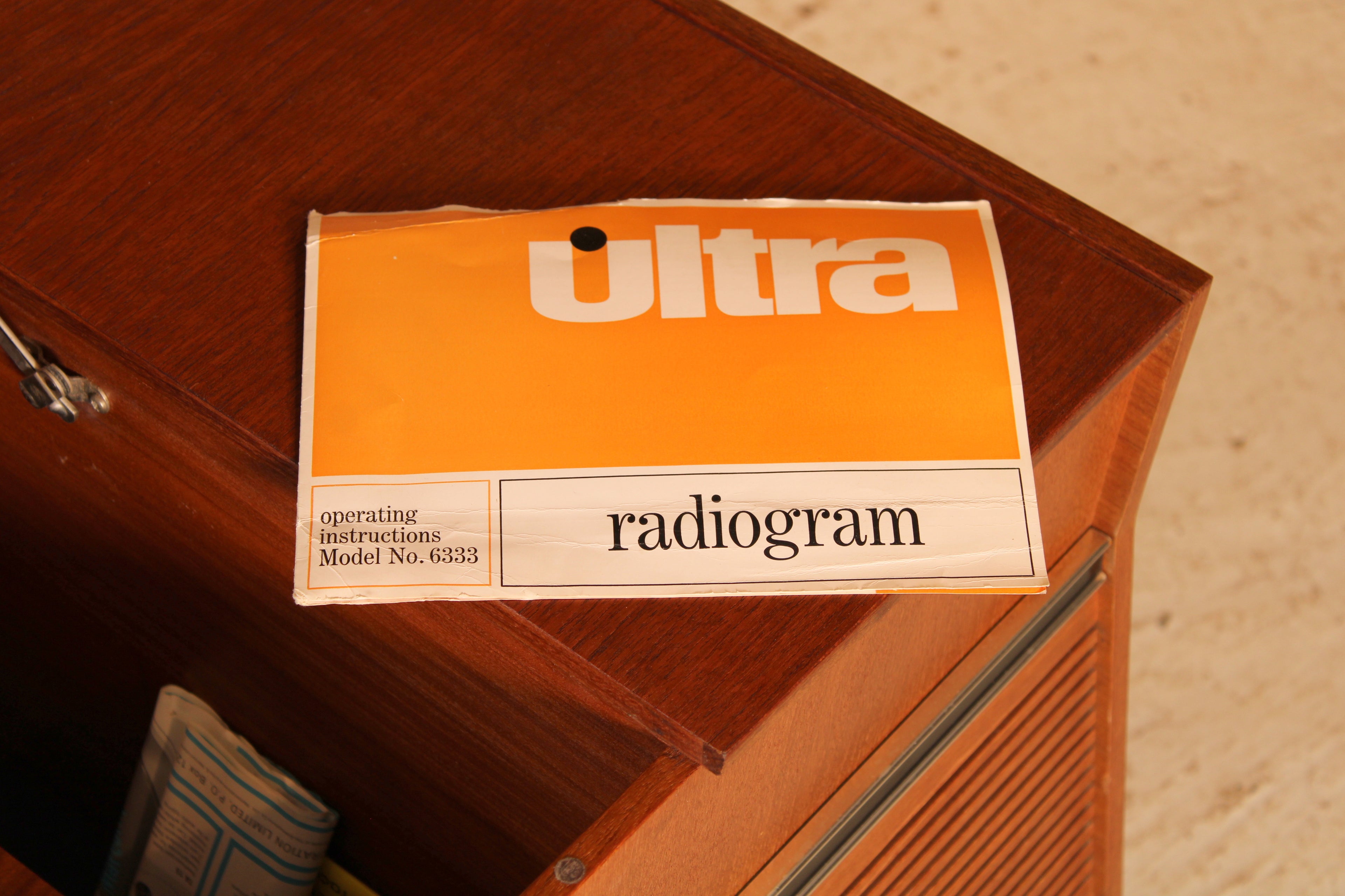 Midcentury 'Ultra' Teak Radiogram c.1960s