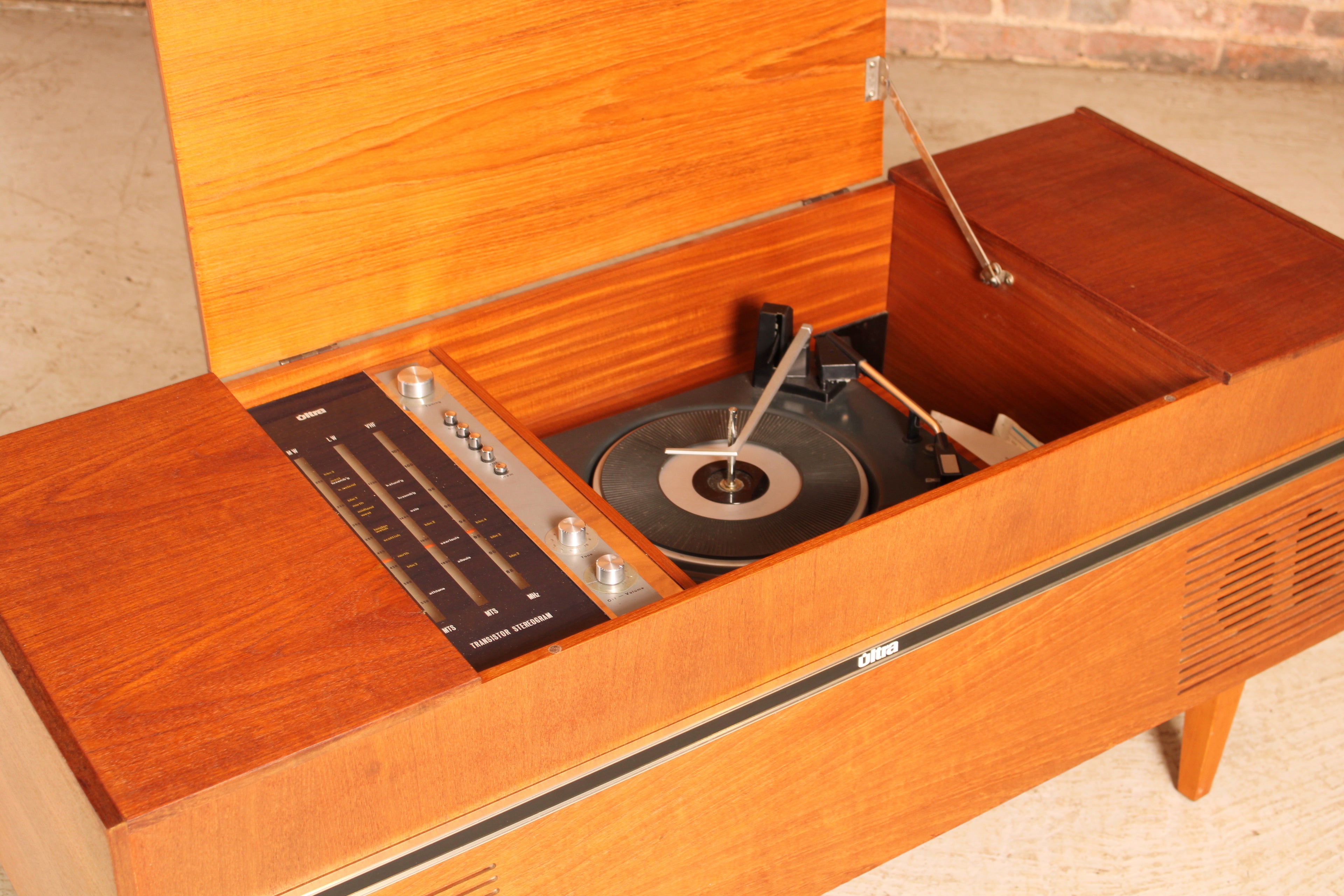 Midcentury 'Ultra' Teak Radiogram c.1960s