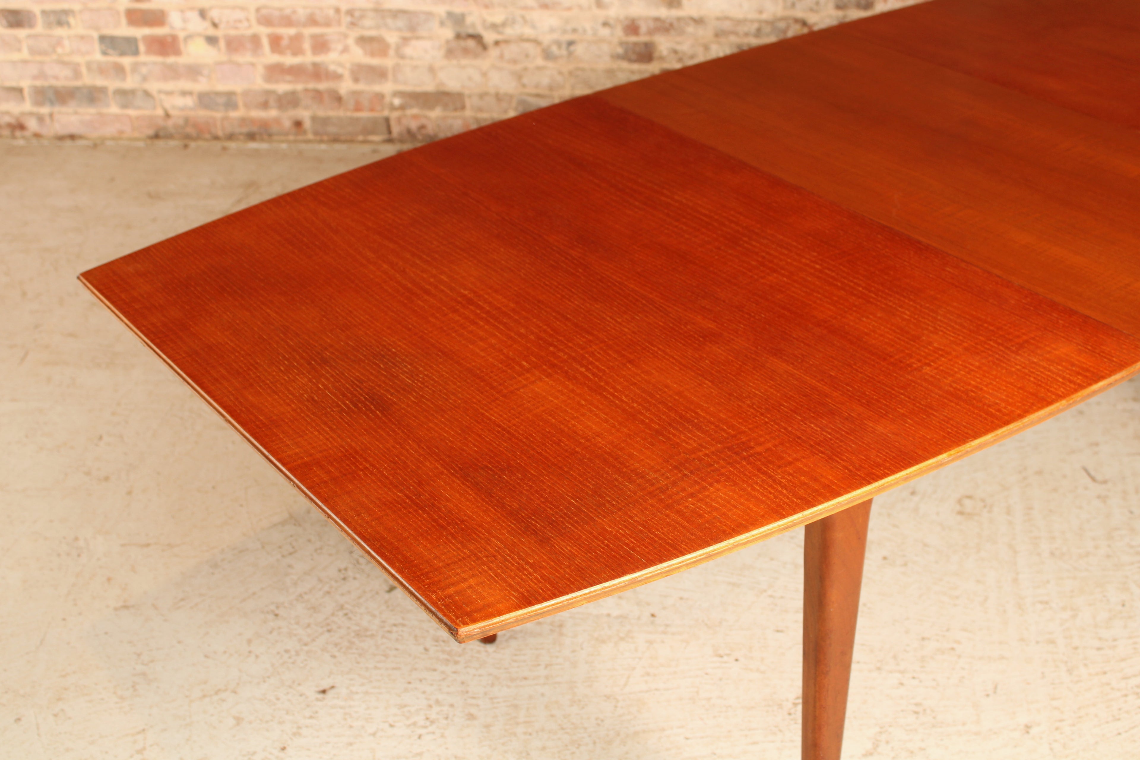Midcentury Teak & Mahogany Dining Table & 6 Chairs by McIntosh c.1960s