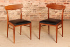 Midcentury Teak & Mahogany Dining Table & 6 Chairs by McIntosh c.1960s