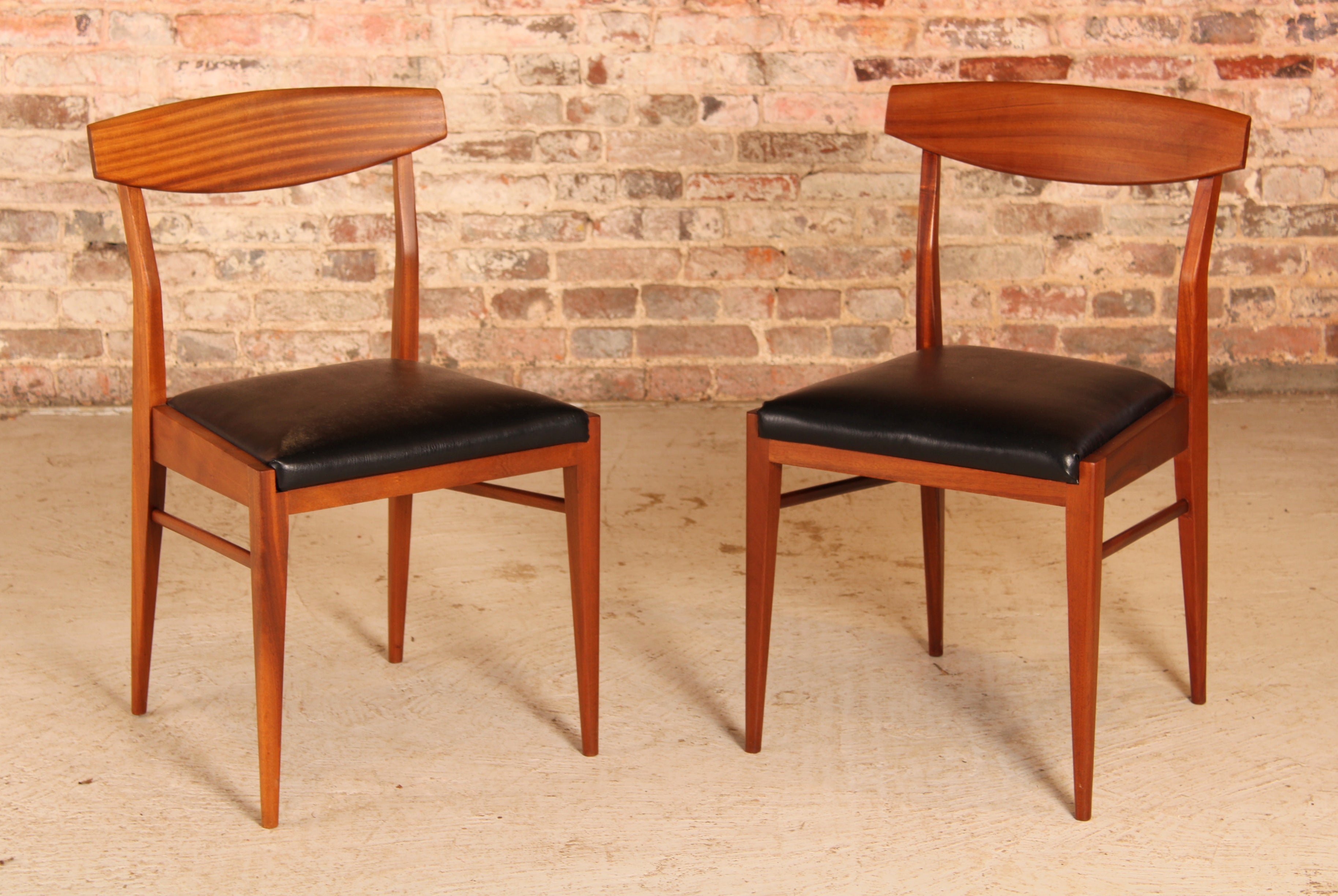 Midcentury Teak & Mahogany Dining Table & 6 Chairs by McIntosh c.1960s