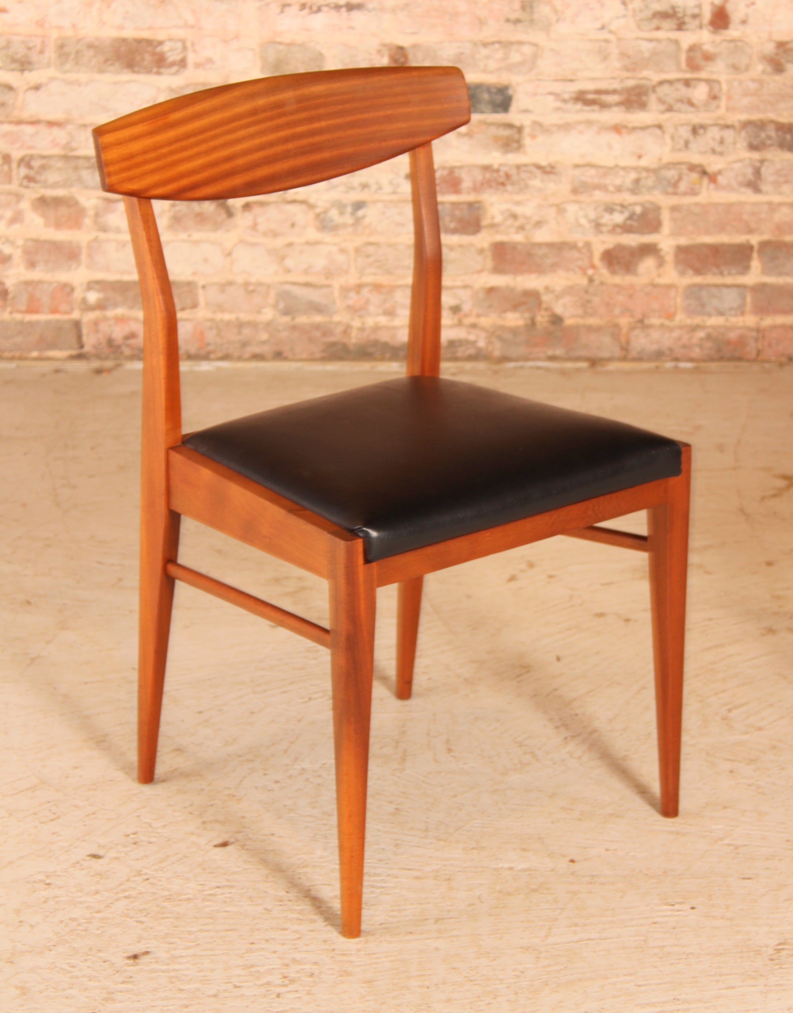 Midcentury Teak & Mahogany Dining Table & 6 Chairs by McIntosh c.1960s