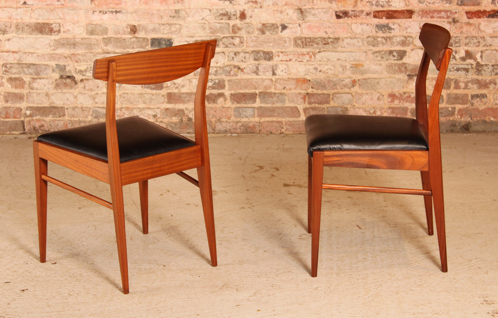 Midcentury Teak & Mahogany Dining Table & 6 Chairs by McIntosh c.1960s