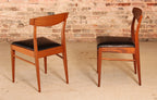 Midcentury Teak & Mahogany Dining Table & 6 Chairs by McIntosh c.1960s