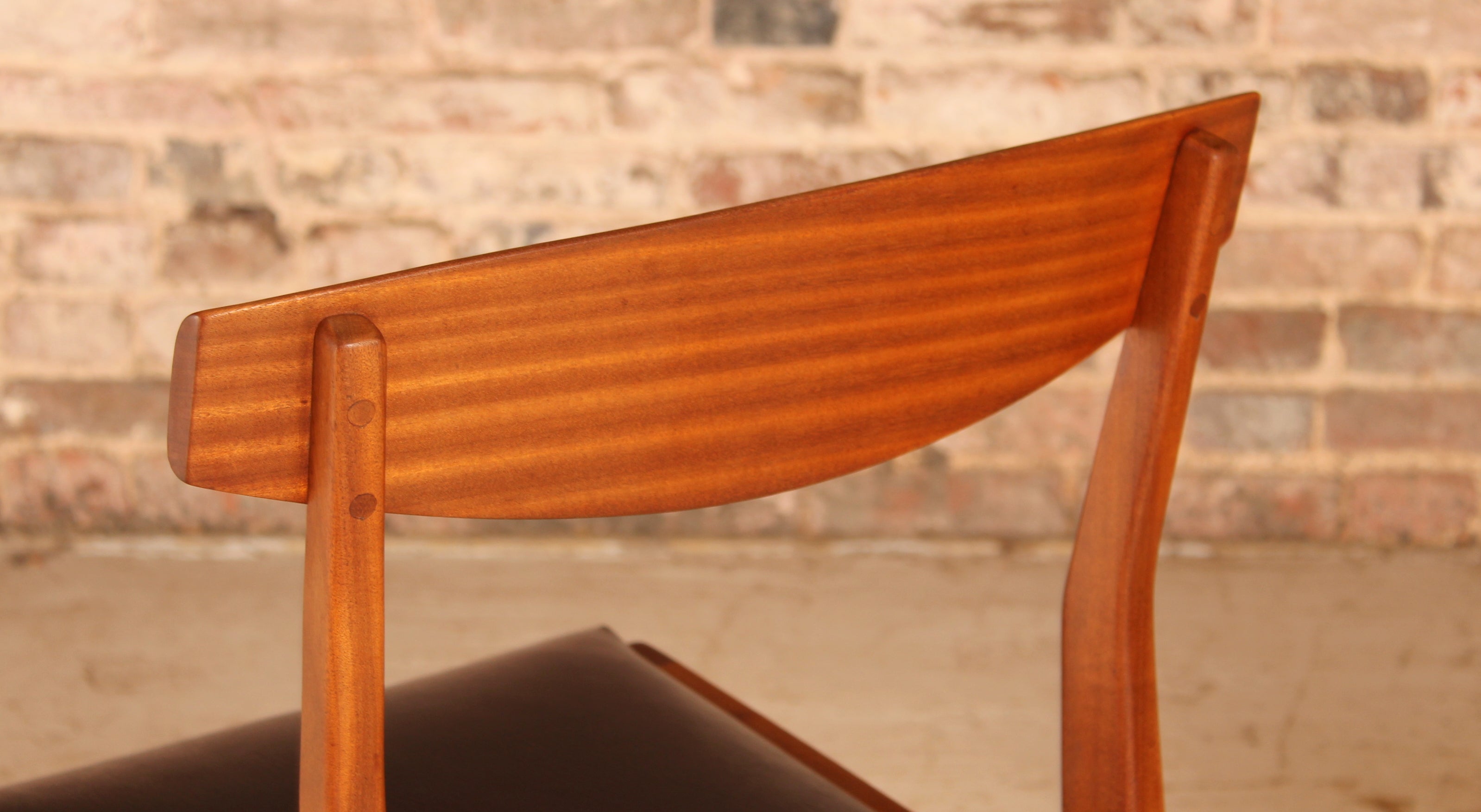Midcentury Teak & Mahogany Dining Table & 6 Chairs by McIntosh c.1960s