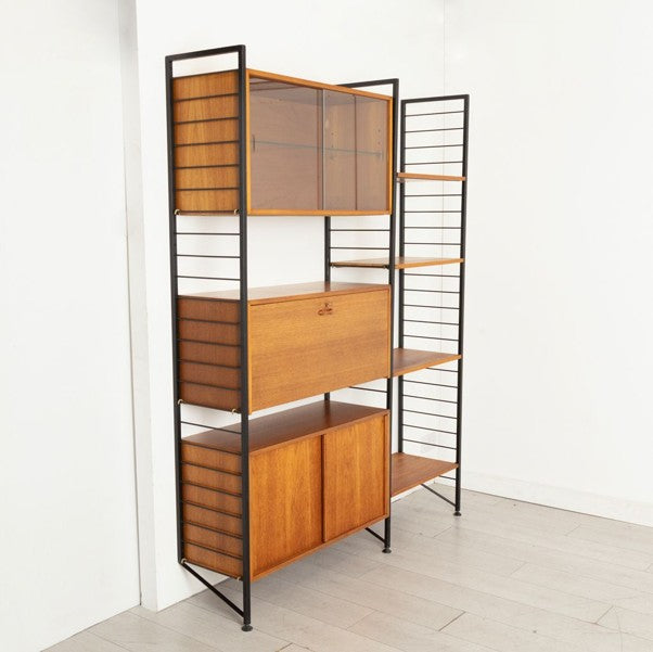 Midcentury Ladderax Shelving System & Desk in Teak c.1965