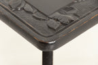 Antique Japanese Hand Carved & Ebonised Plant Stand by Liberty of London c.1920