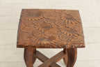 Antique Japanese Hand Carved Side Table by Liberty of London c.1920