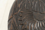 Antique Japanese Two Tier Ebonised & Hand Carved Side Table by Liberty of London c.1920