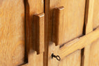 Cotswold School Limed Oak Wardrobe for Heal's, London c.1925