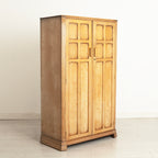 Cotswold School Limed Oak Wardrobe for Heal's, London c.1925