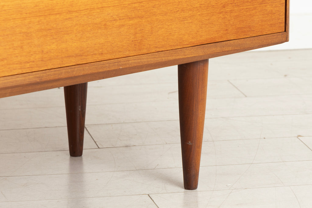 Danish Midcentury Sideboard in Teak with Recessed Handles c.1965