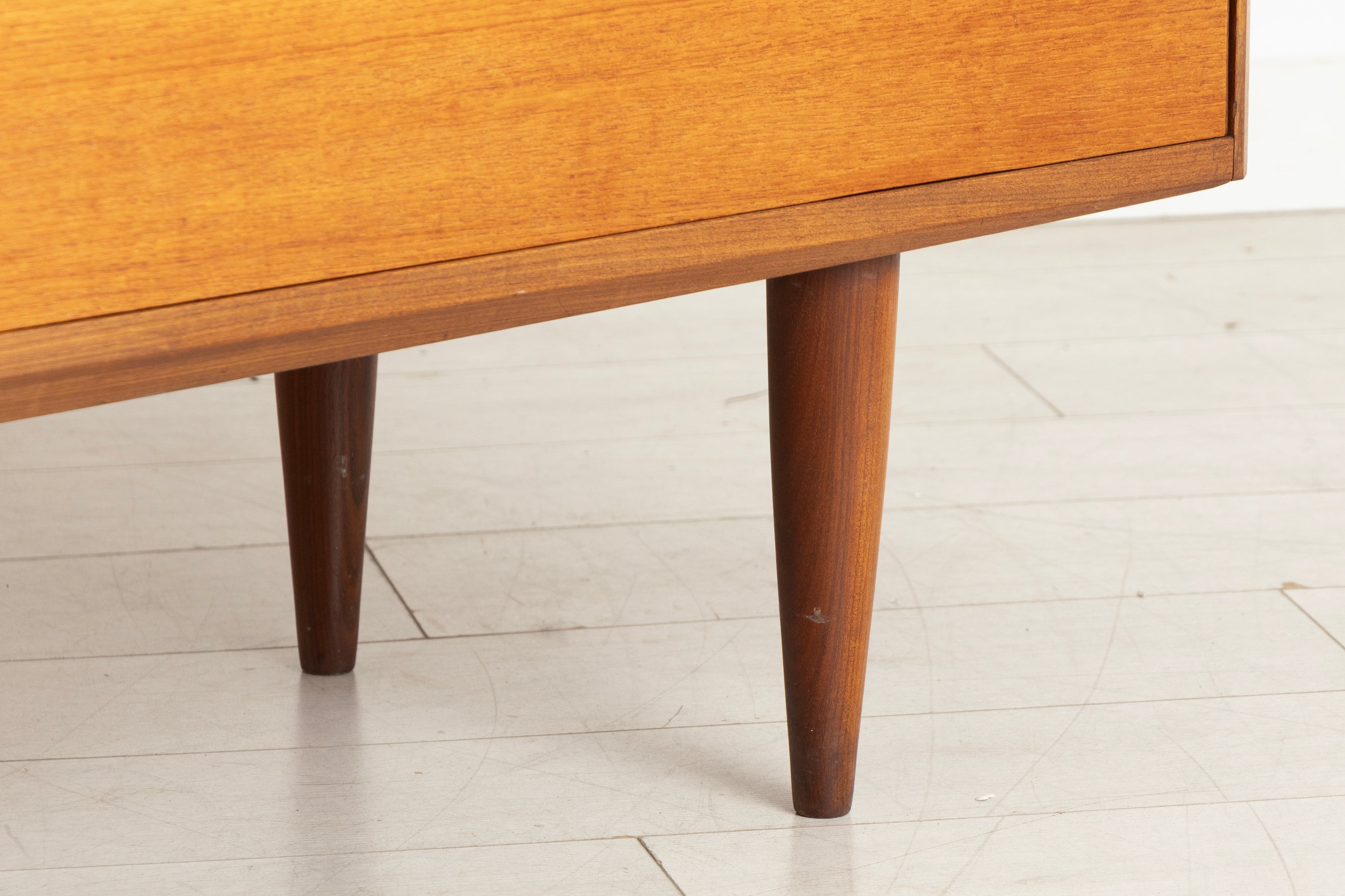 Danish Midcentury Sideboard in Teak with Recessed Handles c.1965