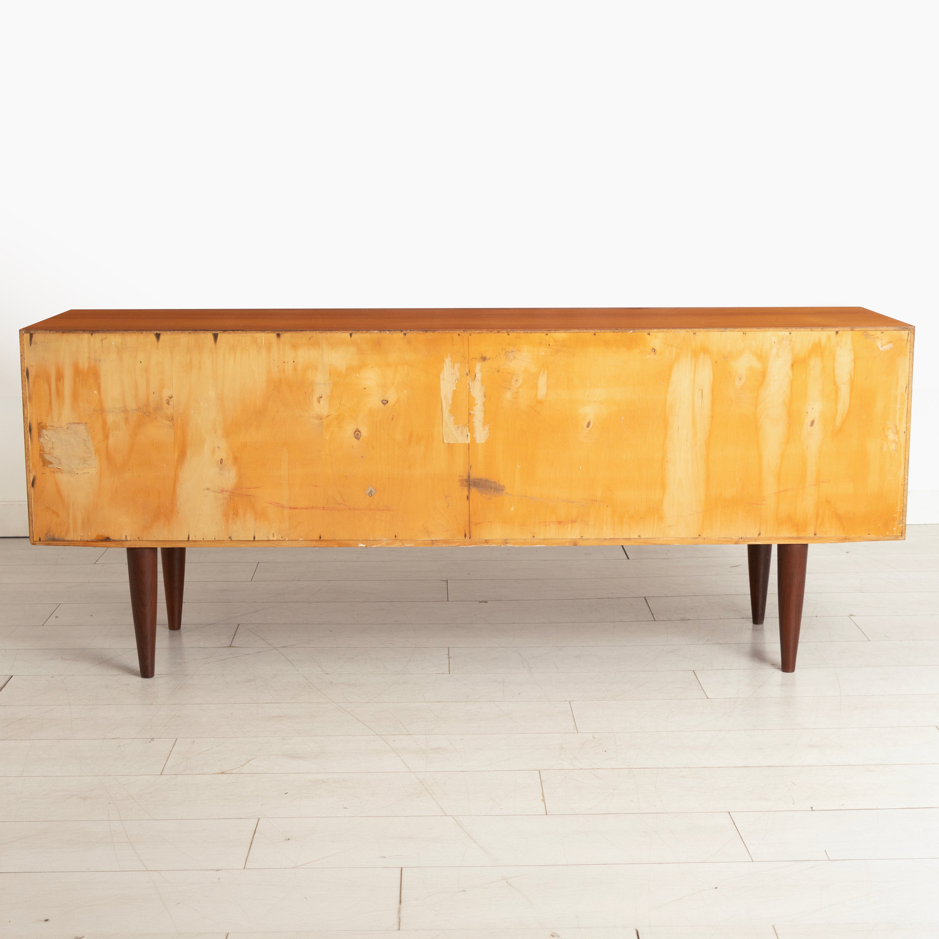 Danish Midcentury Sideboard in Teak with Recessed Handles c.1965
