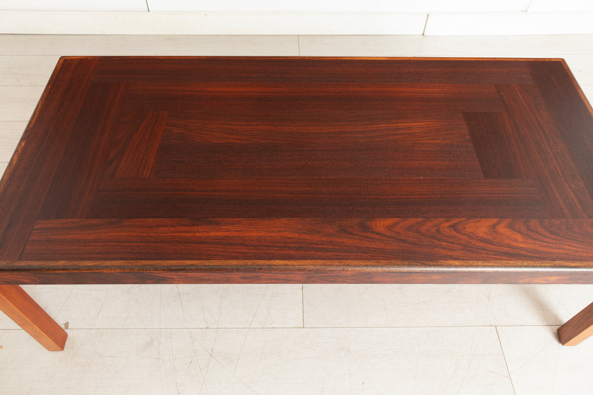 Large Midcentury Danish Coffee Table in Rosewood by Vejle Stole c.1975