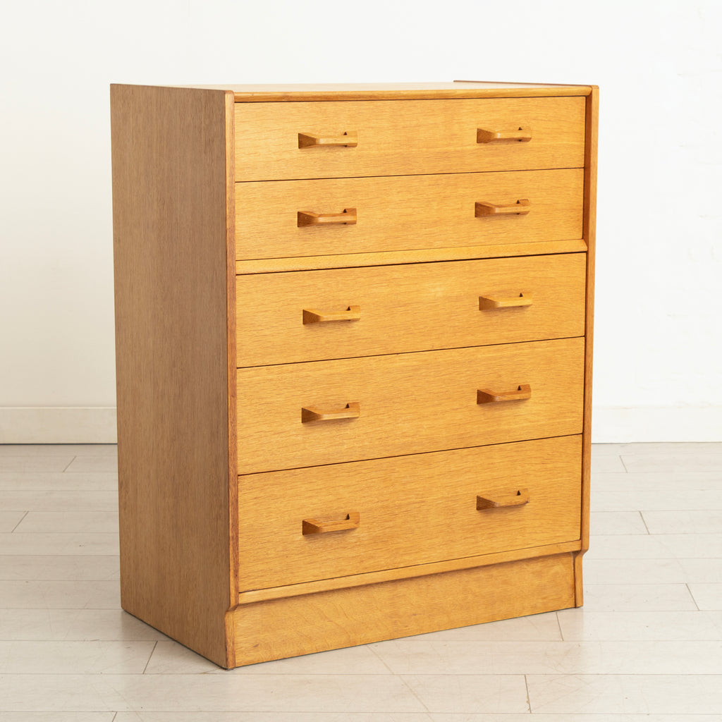 Midcentury Brandon Range Chest of Drawers in Oak by G-Plan c.1965