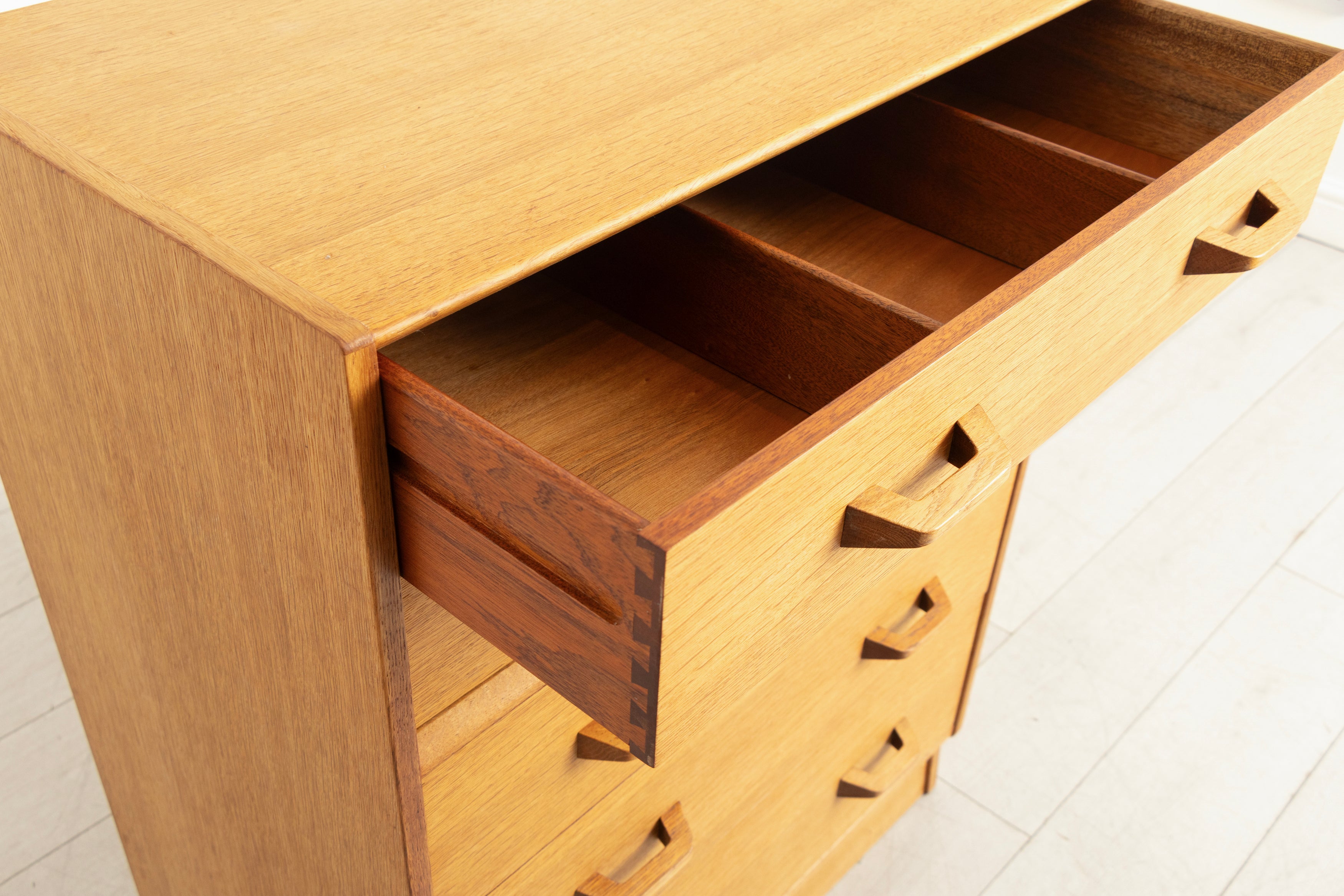 Midcentury Brandon Range Chest of Drawers in Oak by G-Plan c.1965