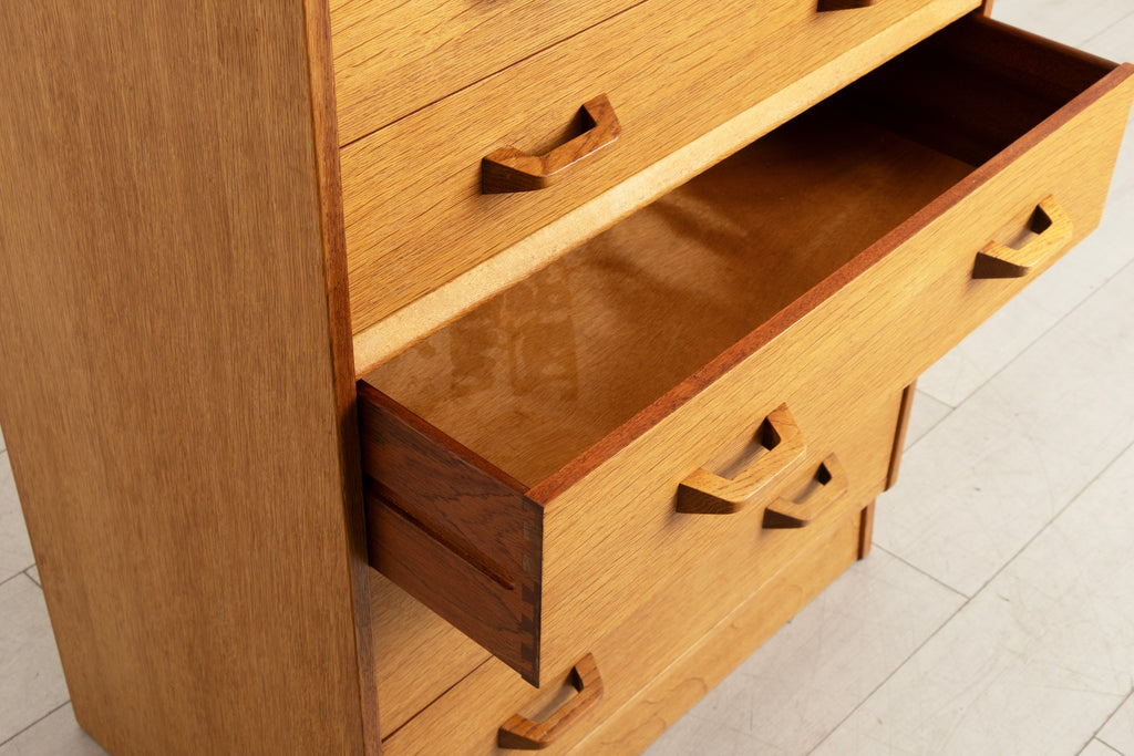 Midcentury Brandon Range Chest of Drawers in Oak by G-Plan c.1965