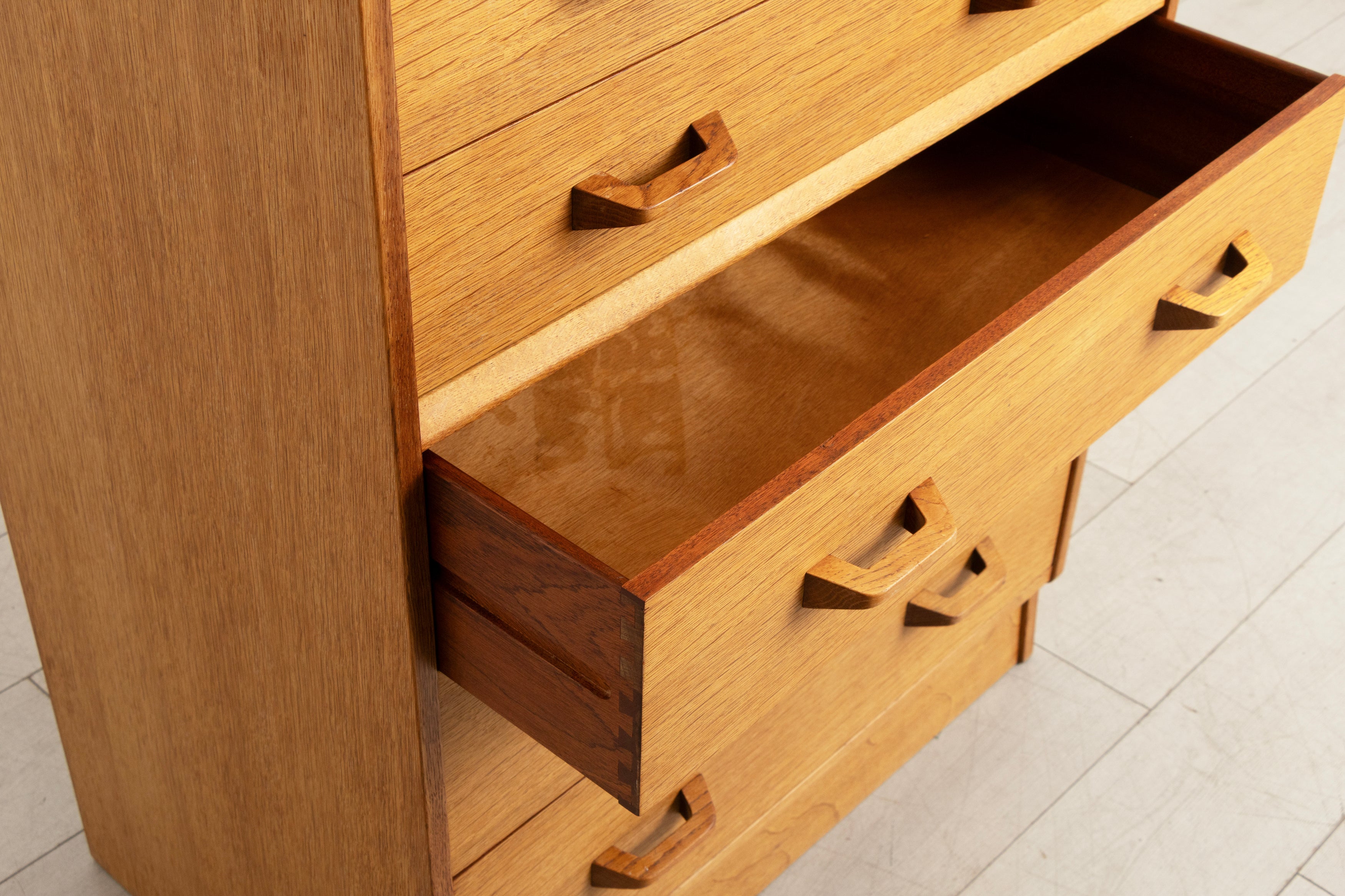 Midcentury Brandon Range Chest of Drawers in Oak by G-Plan c.1965