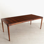 Midcentury Danish Extending Dining Table in Rosewood by H.W. Klein for Bramin c.1965