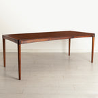 Midcentury Danish Extending Dining Table in Rosewood by H.W. Klein for Bramin c.1965