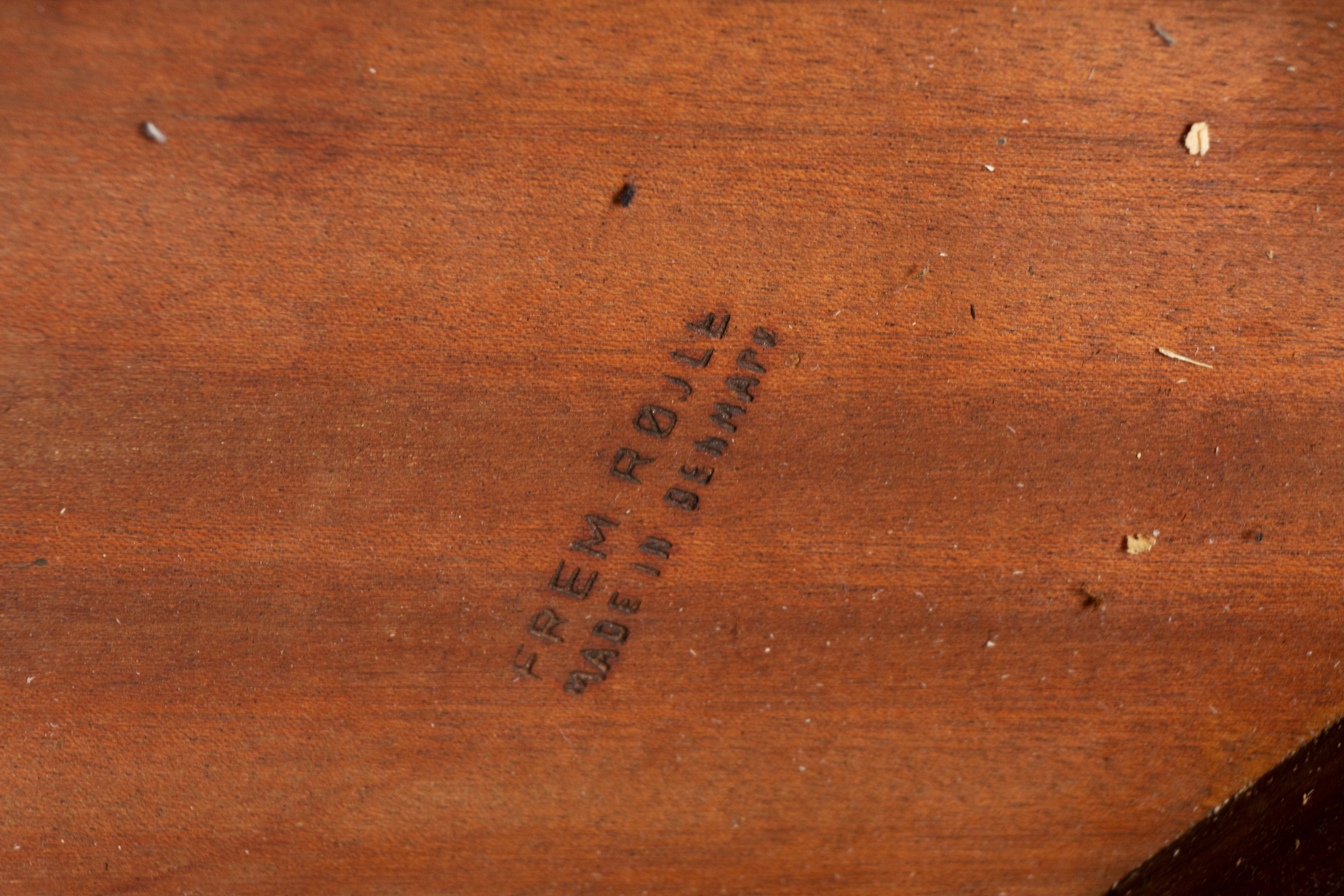 Midcentury Danish Extending Teak Dining Table & Four Chairs by Hans Olsen for Frem Rojle c.1965