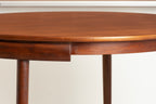 Midcentury Danish Extending Teak Dining Table & Four Chairs by Hans Olsen for Frem Rojle c.1965