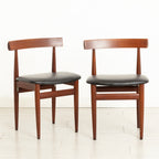 Midcentury Danish Extending Teak Dining Table & Four Chairs by Hans Olsen for Frem Rojle c.1965