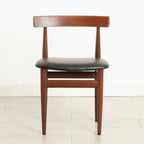 Midcentury Danish Extending Teak Dining Table & Four Chairs by Hans Olsen for Frem Rojle c.1965