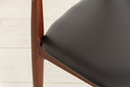 Midcentury Danish Extending Teak Dining Table & Four Chairs by Hans Olsen for Frem Rojle c.1965