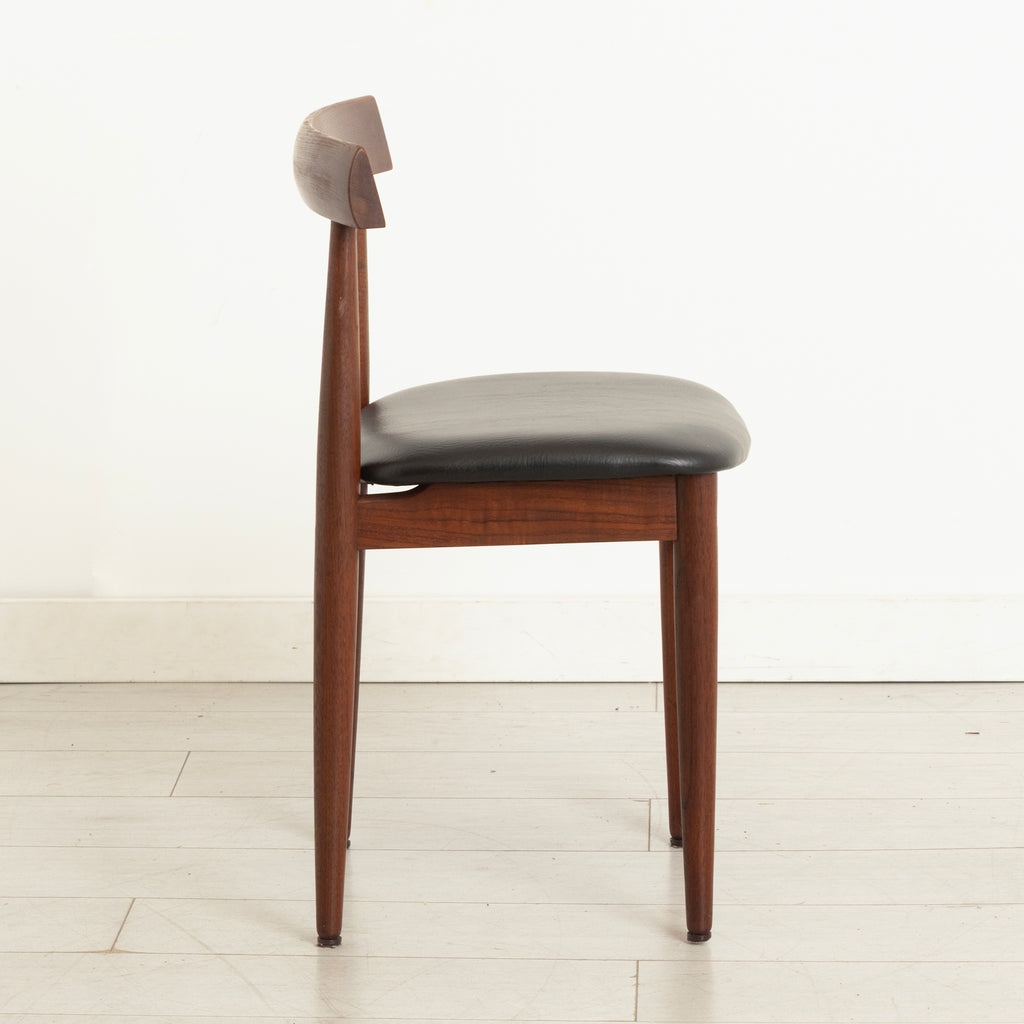 Midcentury Danish Extending Teak Dining Table & Four Chairs by Hans Olsen for Frem Rojle c.1965