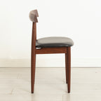Midcentury Danish Extending Teak Dining Table & Four Chairs by Hans Olsen for Frem Rojle c.1965