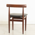 Midcentury Danish Extending Teak Dining Table & Four Chairs by Hans Olsen for Frem Rojle c.1965