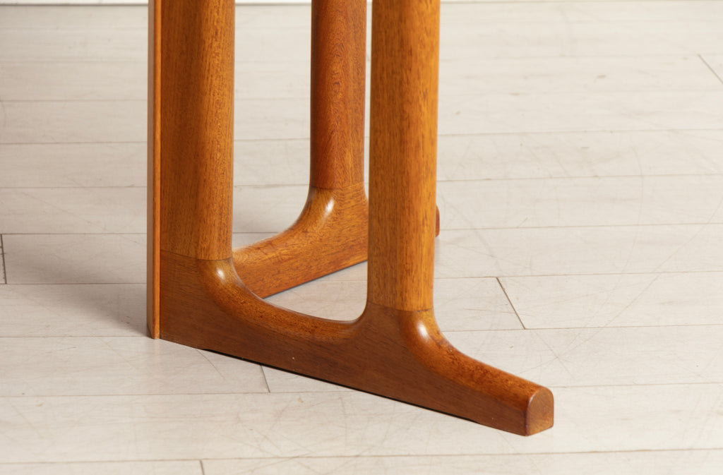 Midcentury Danish Extending Teak Dining Table & Six Chairs by Ansager Mobler c.1965