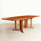 Midcentury Danish Extending Teak Dining Table & Six Chairs by Ansager Mobler c.1965