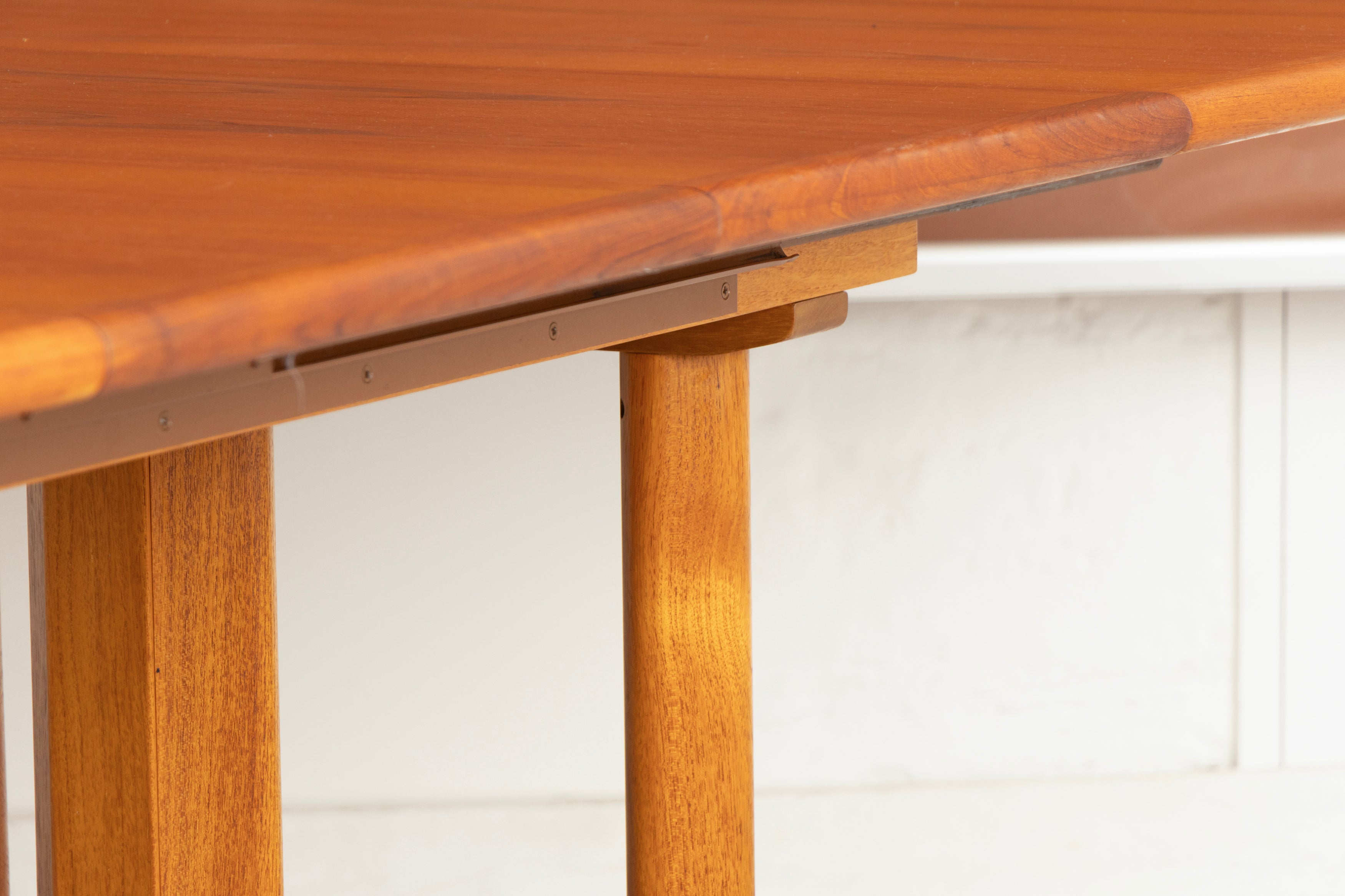 Midcentury Danish Extending Teak Dining Table & Six Chairs by Ansager Mobler c.1965