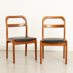 Midcentury Danish Extending Teak Dining Table & Six Chairs by Ansager Mobler c.1965