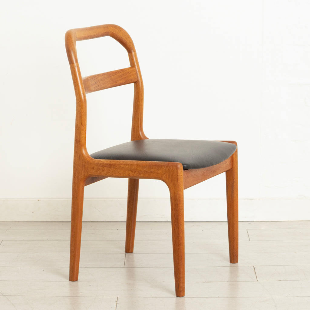 Midcentury Danish Extending Teak Dining Table & Six Chairs by Ansager Mobler c.1965