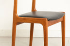 Midcentury Danish Extending Teak Dining Table & Six Chairs by Ansager Mobler c.1965