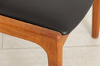 Midcentury Danish Extending Teak Dining Table & Six Chairs by Ansager Mobler c.1965