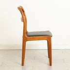 Midcentury Danish Extending Teak Dining Table & Six Chairs by Ansager Mobler c.1965