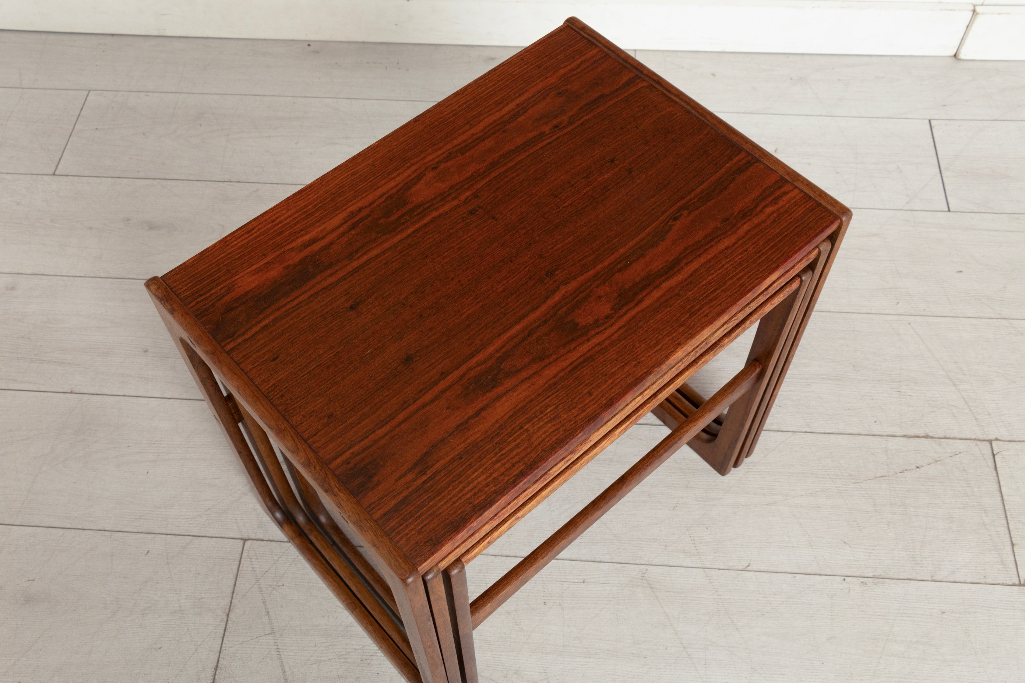 Midcentury Danish Set of Three Nesting Tables by B.R. Gelsted c.1965