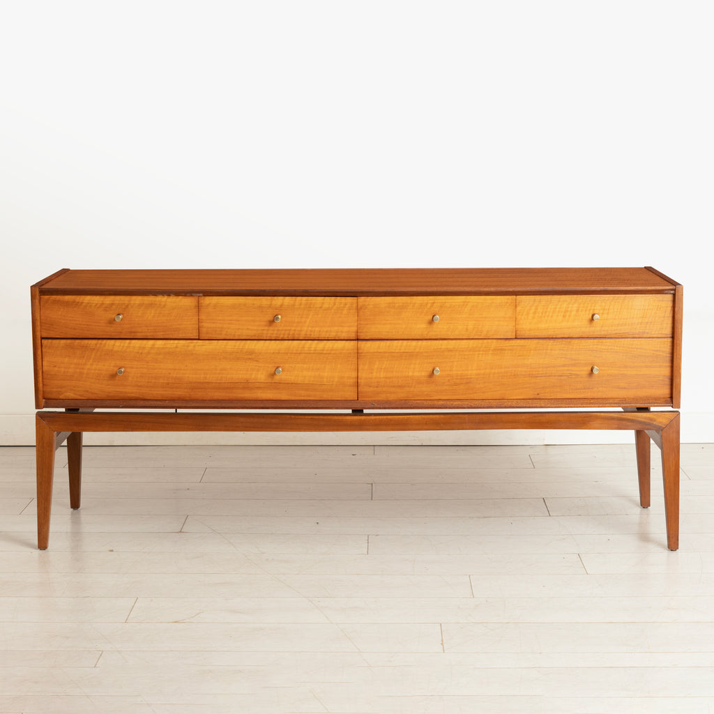 Midcentury French Walnut Dressing Table/Chest of Drawers by A Younger c.1965