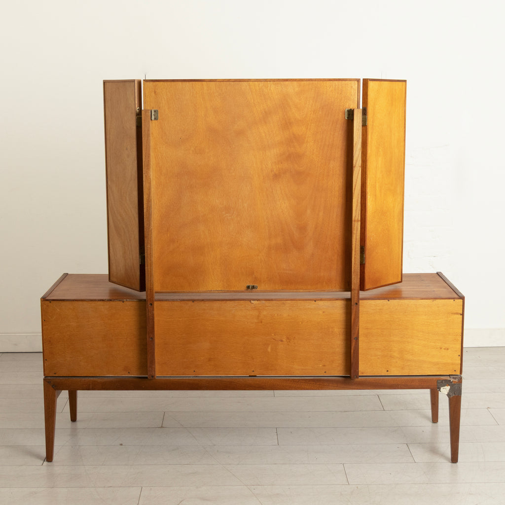 Midcentury French Walnut Dressing Table/Chest of Drawers by A Younger c.1965