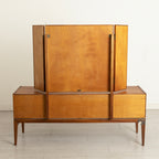 Midcentury French Walnut Dressing Table/Chest of Drawers by A Younger c.1965