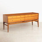 Midcentury French Walnut Dressing Table/Chest of Drawers by A Younger c.1965