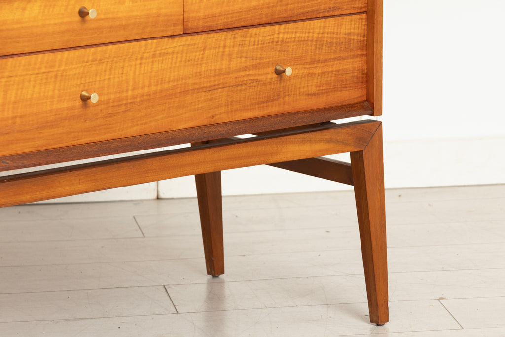Midcentury French Walnut Dressing Table/Chest of Drawers by A Younger c.1965