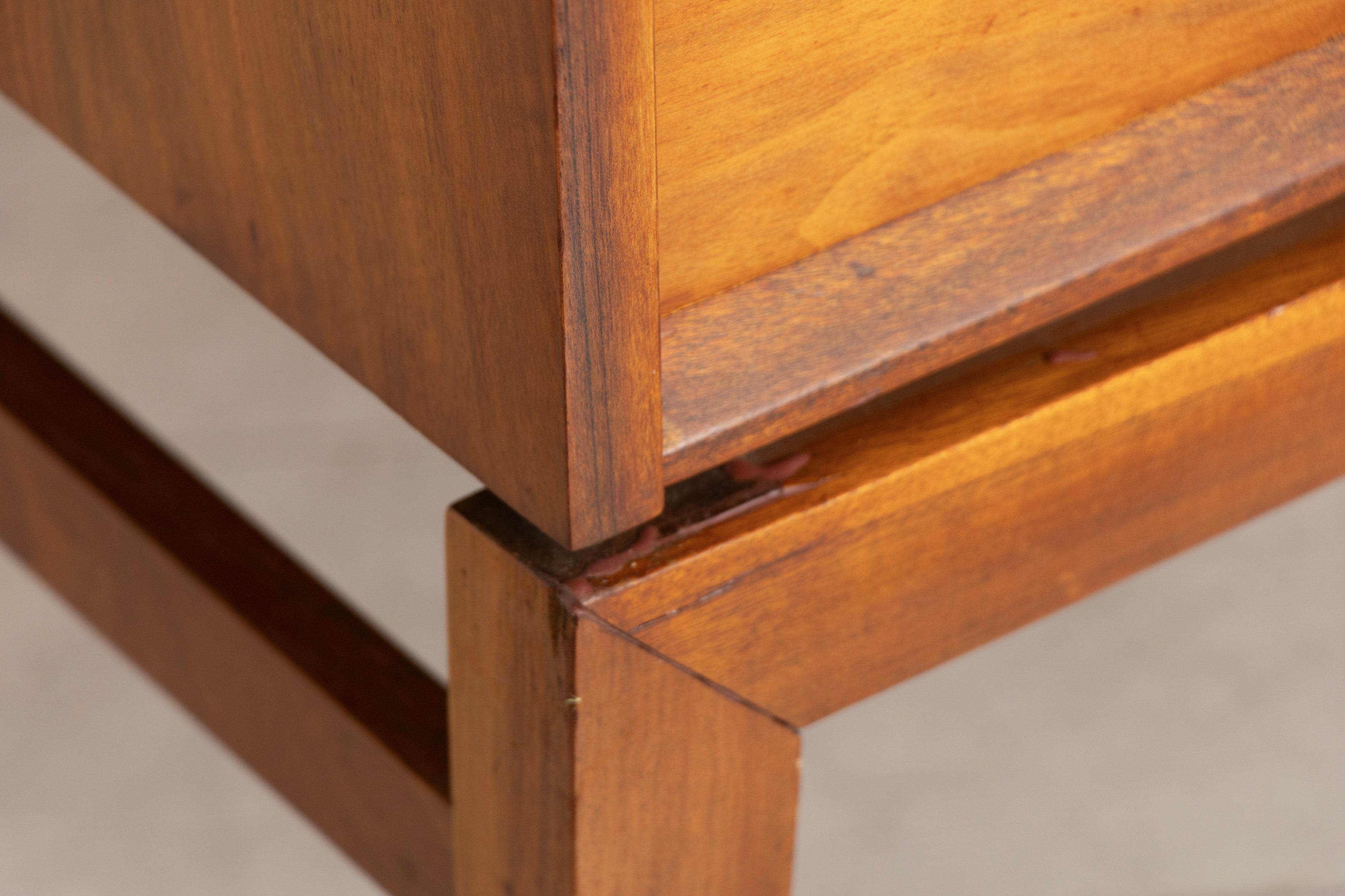 Midcentury French Walnut Dressing Table/Chest of Drawers by A Younger c.1965